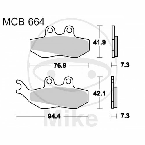 Brake pads trw lucas 787 - pads, 787.21.95