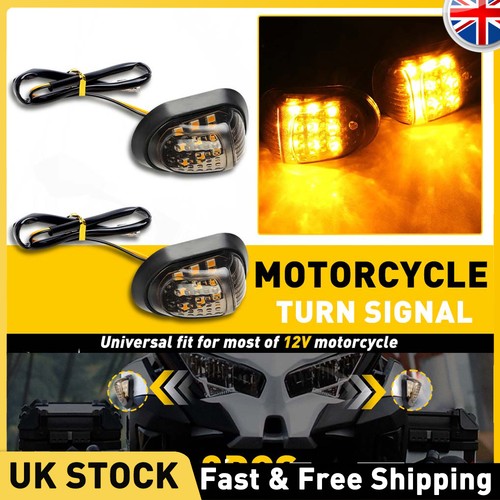 2pc motorcycle flush mount - 2pc, led