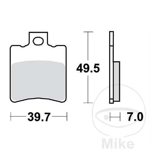 Brake pads standard - brake, mcb696